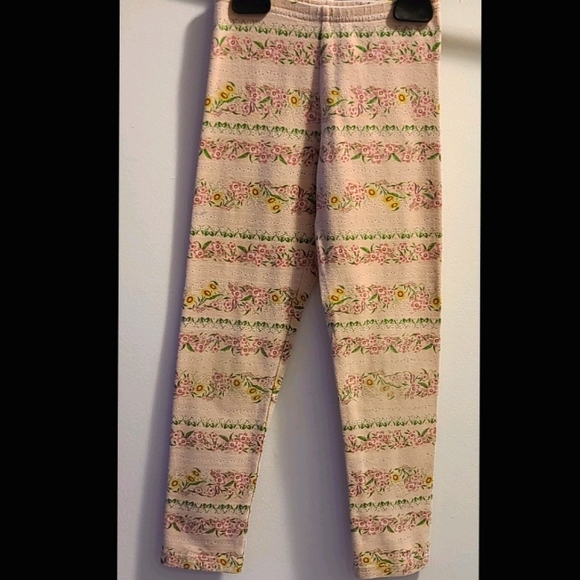 📻4/$15 Sz6/7 Old Navy floral leggings - Picture 1 of 5